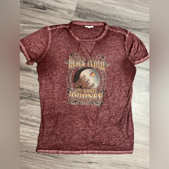 🩷Maurice’s size large t shirt women’s have faith in your journey - Picture 1 of 2